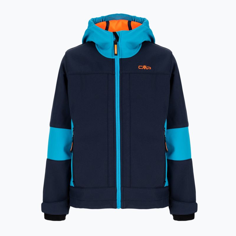 CMP Fix Hood dětská softshellová bunda tmavě modrá 3A00094/01NM
