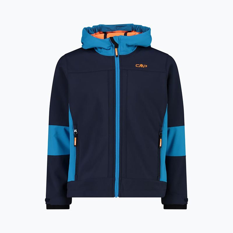 CMP Fix Hood dětská softshellová bunda tmavě modrá 3A00094/01NM 8