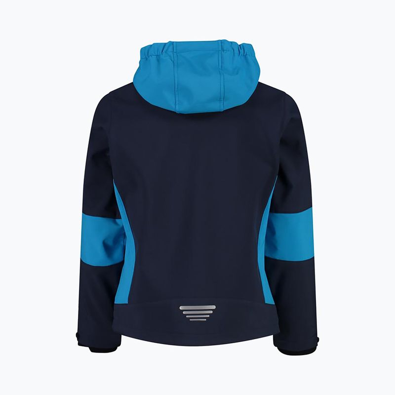 CMP Fix Hood dětská softshellová bunda tmavě modrá 3A00094/01NM 9
