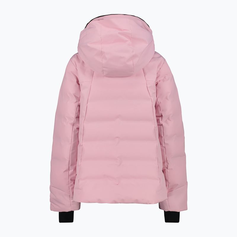 Dámská péřová bunda CMP Fix Hood růžová 32W0266 9