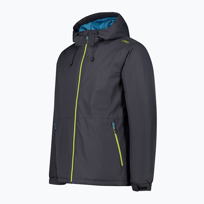 Pánská hybridní bunda CMP Fix Hood tmavě šedá 32Z1847/U423 9