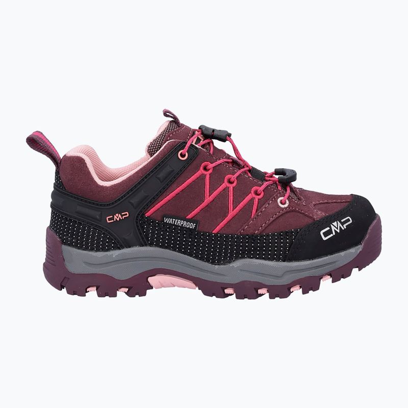 Dětské trekové boty CMP Rigel Low Wp plum/peach