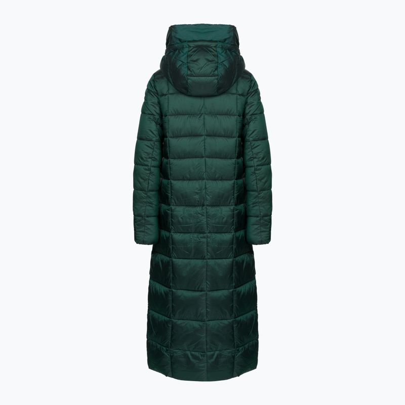 Péřová bunda dámská CMP Coat Fix Hood zelená 32K3137 2