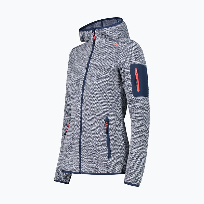 Dámská šedá fleecová mikina CMP 3H19826/02MM 7