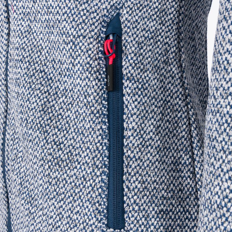 Dámská šedá fleecová mikina CMP 3H19826/02MM 4