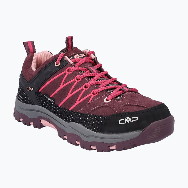 Juniorské trekové boty CMP Rigel Low Wp plum/peach