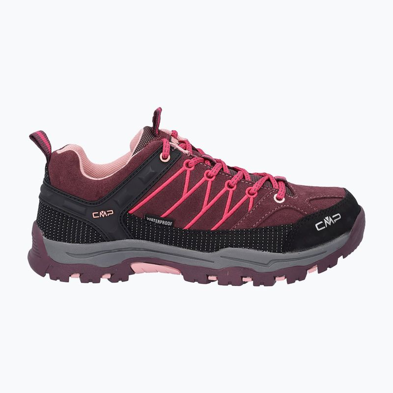 Juniorské trekové boty CMP Rigel Low Wp plum/peach 2