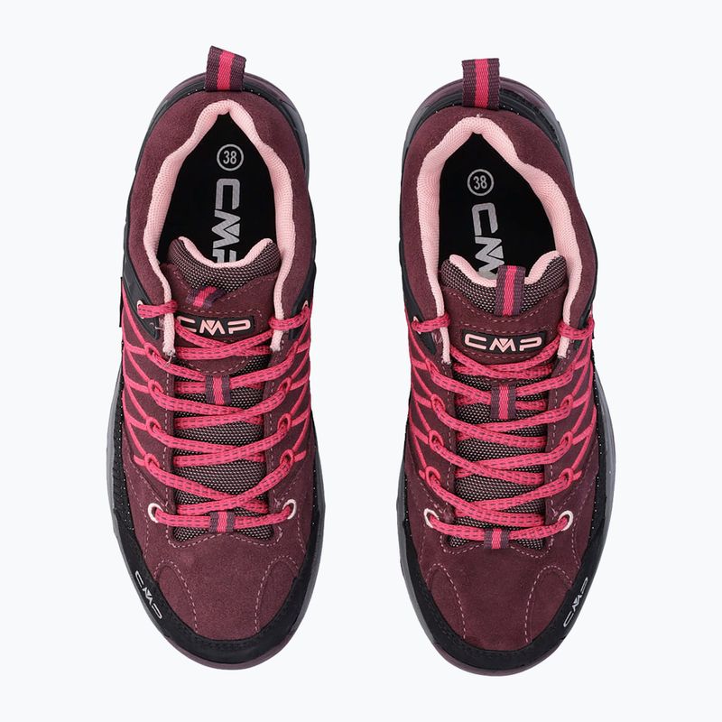 Juniorské trekové boty CMP Rigel Low Wp plum/peach 5