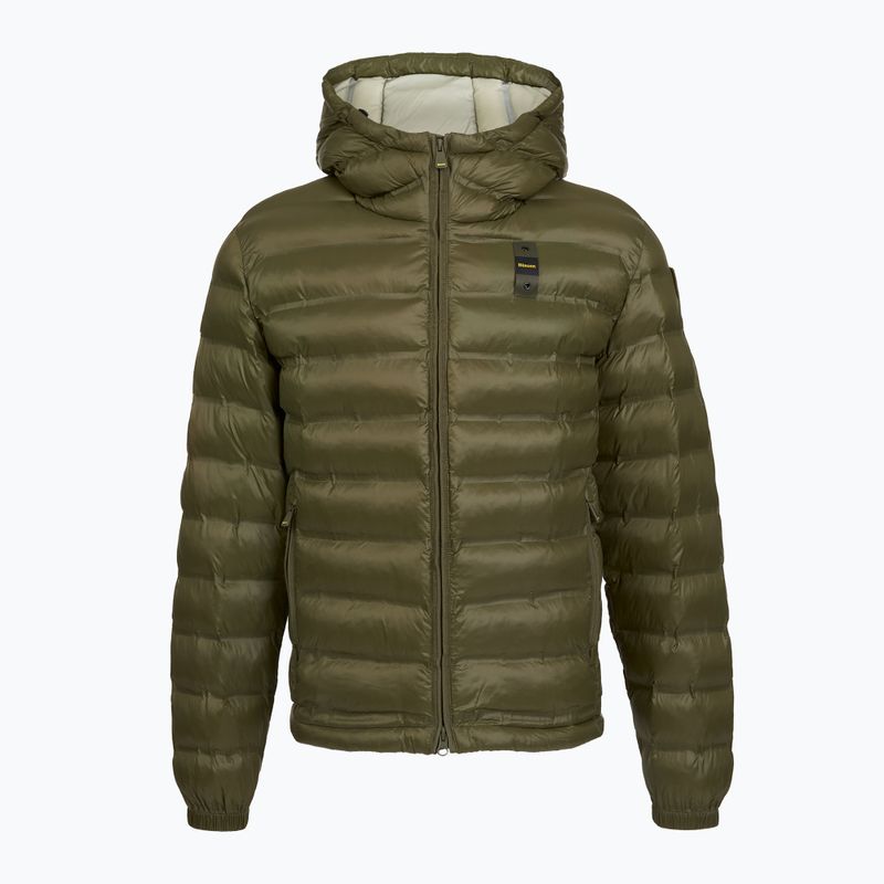 Pánská bunda Blauer USA Charles dark olive inside mist grey