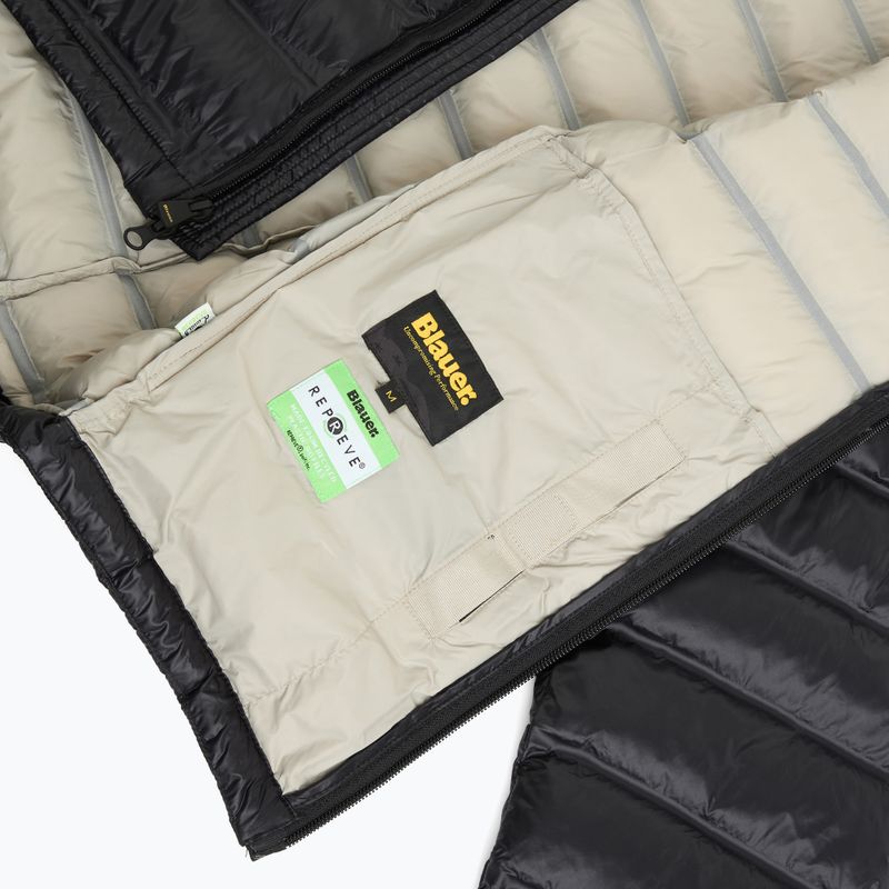 Pánská bunda Blauer USA Charles black inside mist grey 7