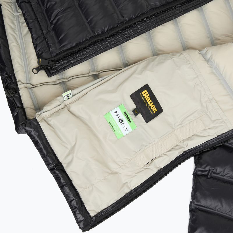 Pánská bunda Blauer USA Sewall black inside mist grey 7