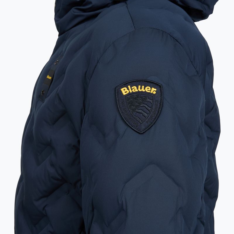 Pánská bunda Blauer USA Piery blue inside brown 3