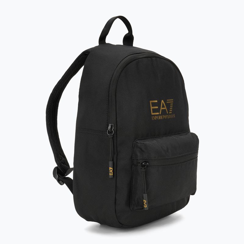 Dětský městský batoh EA7 Emporio Armani Train Core 6 l black / gold logo black gold logo 2