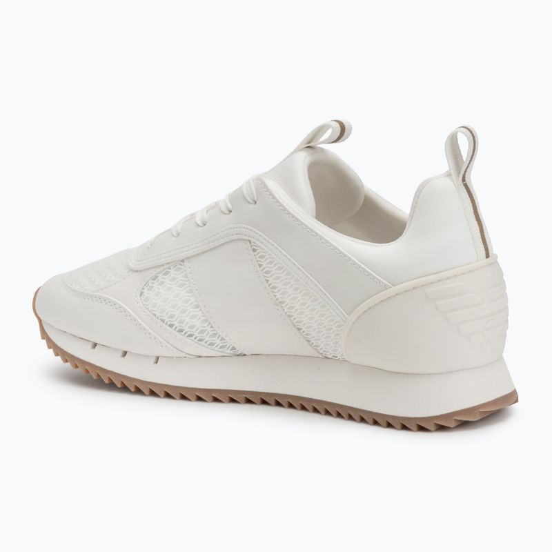 Boty EA7 Emporio Armani Black & White Laces triple off wht/gold 3