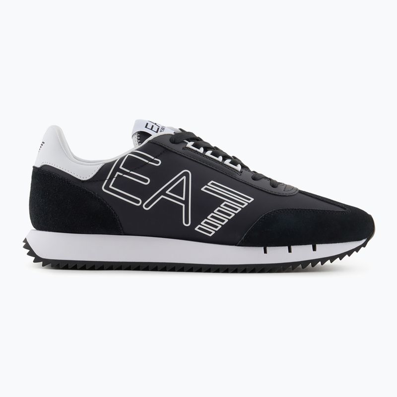 Boty EA7 Emporio Armani Black & White Vintage blk/white/blk eagle 8