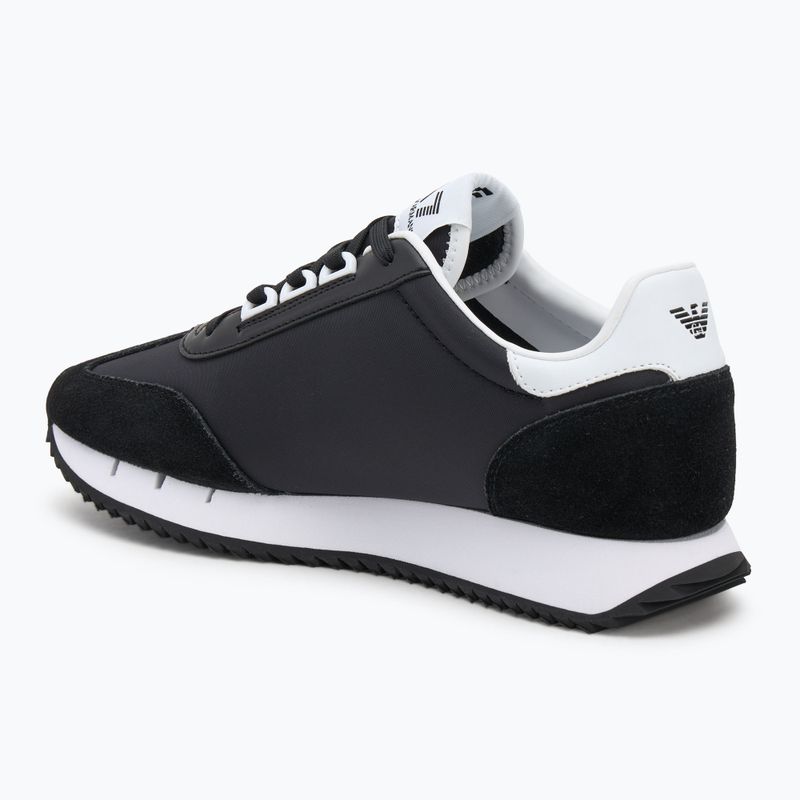 Boty EA7 Emporio Armani Black & White Vintage blk/white/blk eagle 3