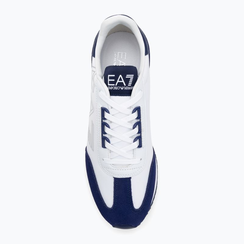 Boty EA7 Emporio Armani Black & White Vintage white/medieval blu 5