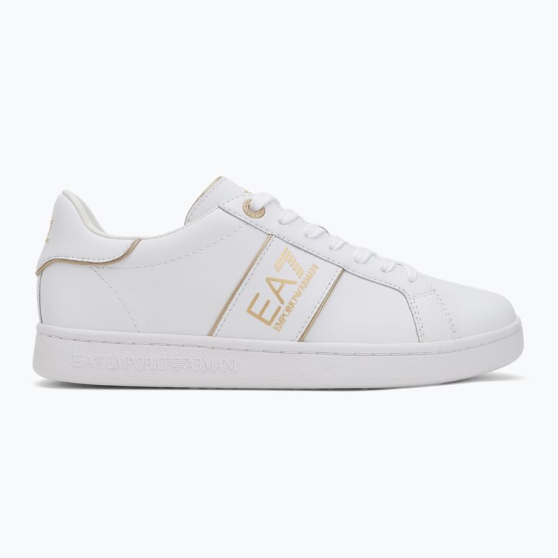 Boty EA7 Emporio Armani Classic Logo full wht/gold detail 2