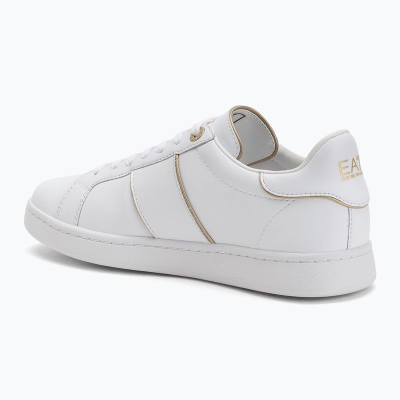 Boty EA7 Emporio Armani Classic Logo full wht/gold detail 3