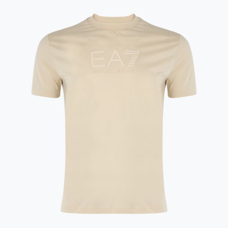 Pánské tričko EA7 Emporio Armani Visibility Cotton Crew almond milk