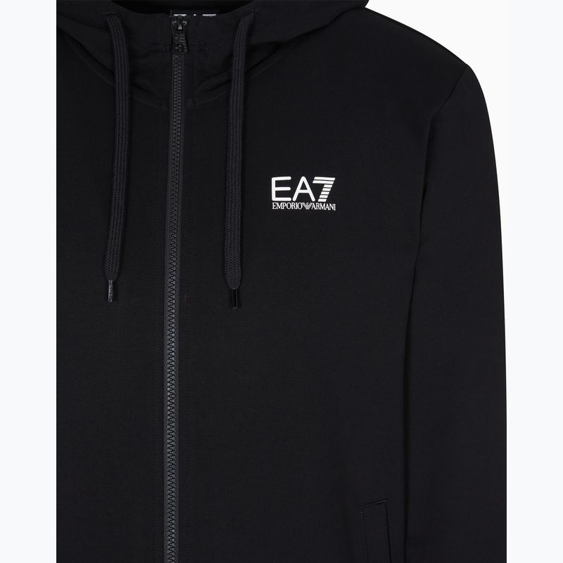 Pánský dres EA7 Emporio Armani Train Core Id T-Suit Hoodie Fz black 3