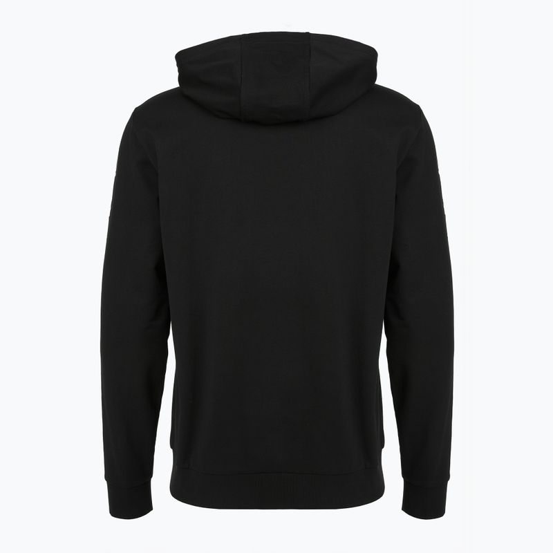 Pánská mikina Emporio Armani EA7 Train Logo Series Extended Logo Hoodie black / gold 2