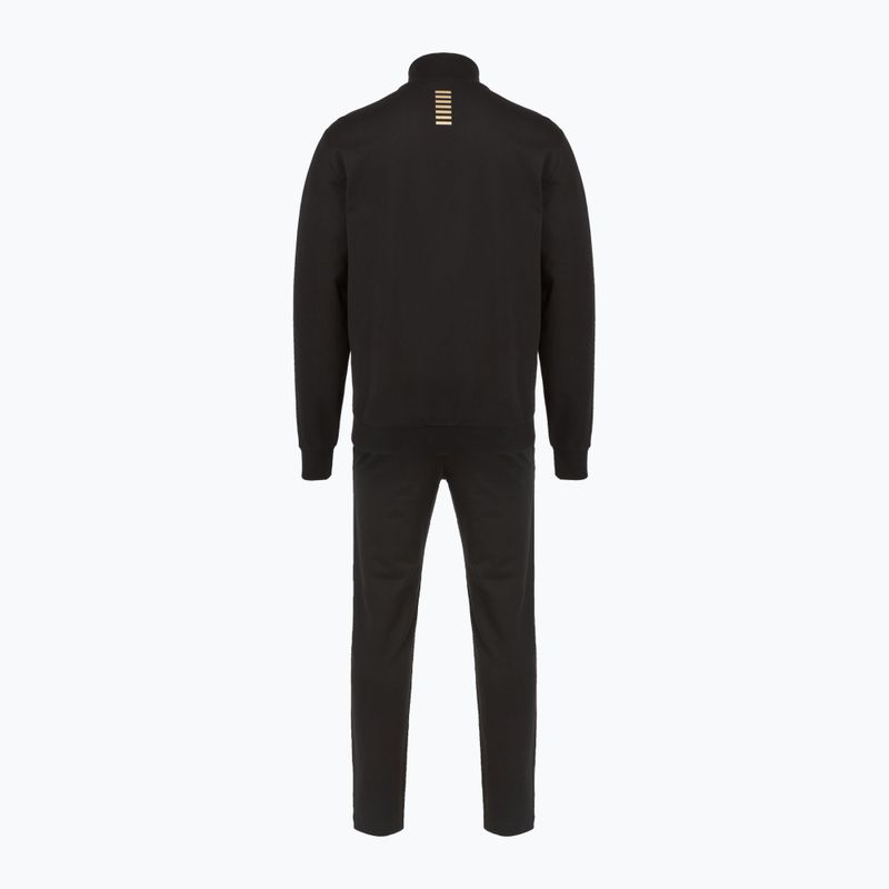 Pánská tepláková souprava EA7 Emporio Armani Train Core Identity Tracksuit FZ black/gold 2
