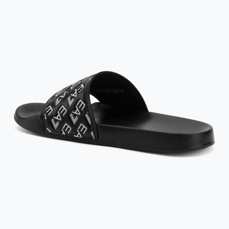Nazouváky EA7 Emporio Armani Water sporty All Over full black/white 3