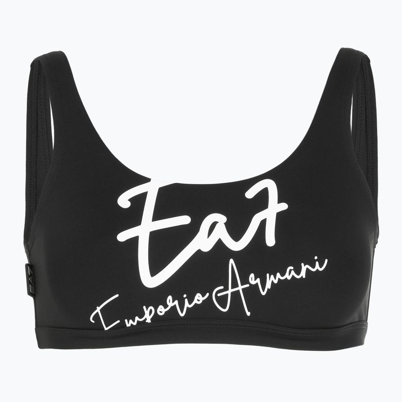 Dámské dvoudílné plavky EA7 Emporio Armani Maxi Logo Bikini Top black 3