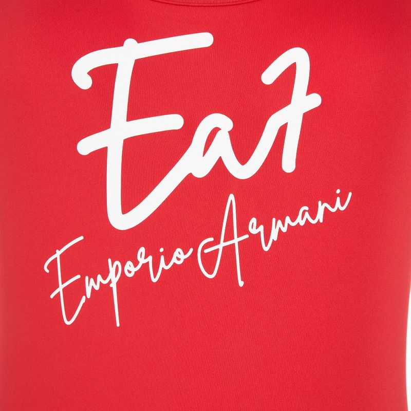 Dámské jednodílné plavky EA7 Emporio Armani Maxi Logo One Piece racing red 3