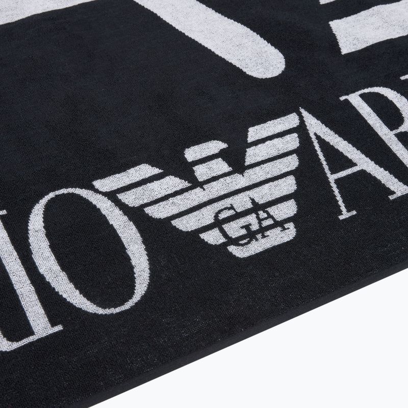 Ručník EA7 Emporio Armani Visibility black 2