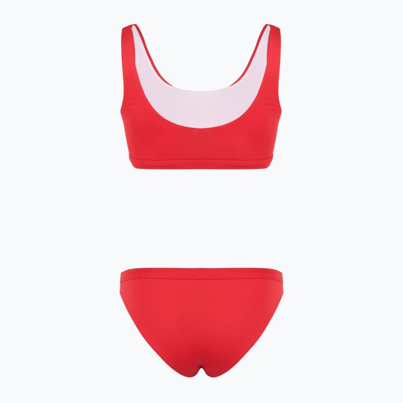 Dámské dvoudílné plavky EA7 Emporio Armani Maxi Logo Bikini Top racing red 2