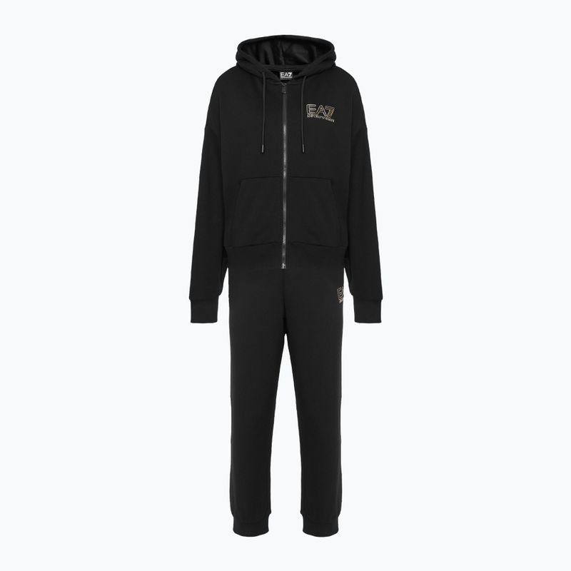 Dámská tepláková souprava EA7 Emporio Armani Train Visibility Tracksuit HO CH FZ black/gold