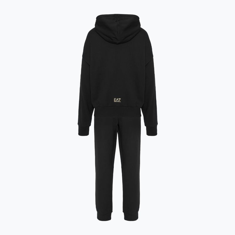 Dámská tepláková souprava EA7 Emporio Armani Train Visibility Tracksuit HO CH FZ black/gold 2