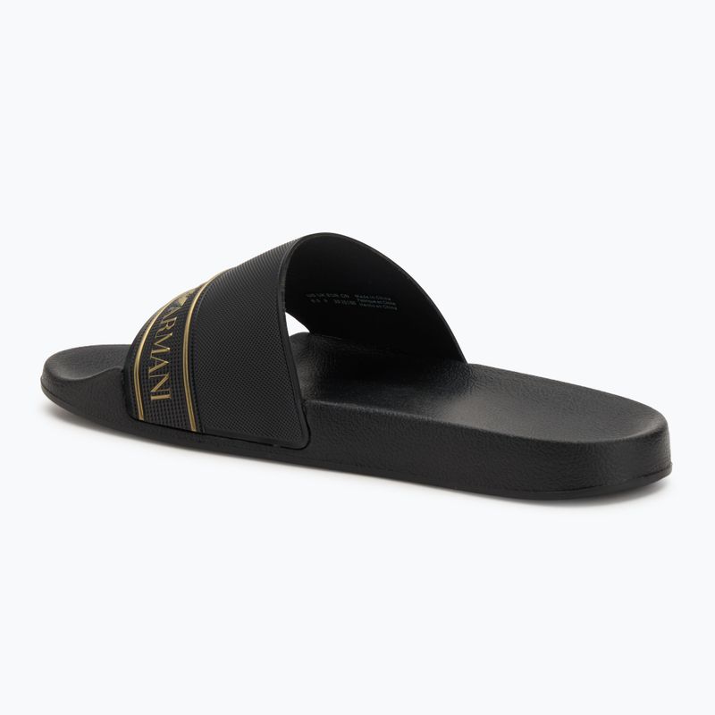 Nazouváky EA7 Emporio Armani Water Sports Tape full black/gold 3