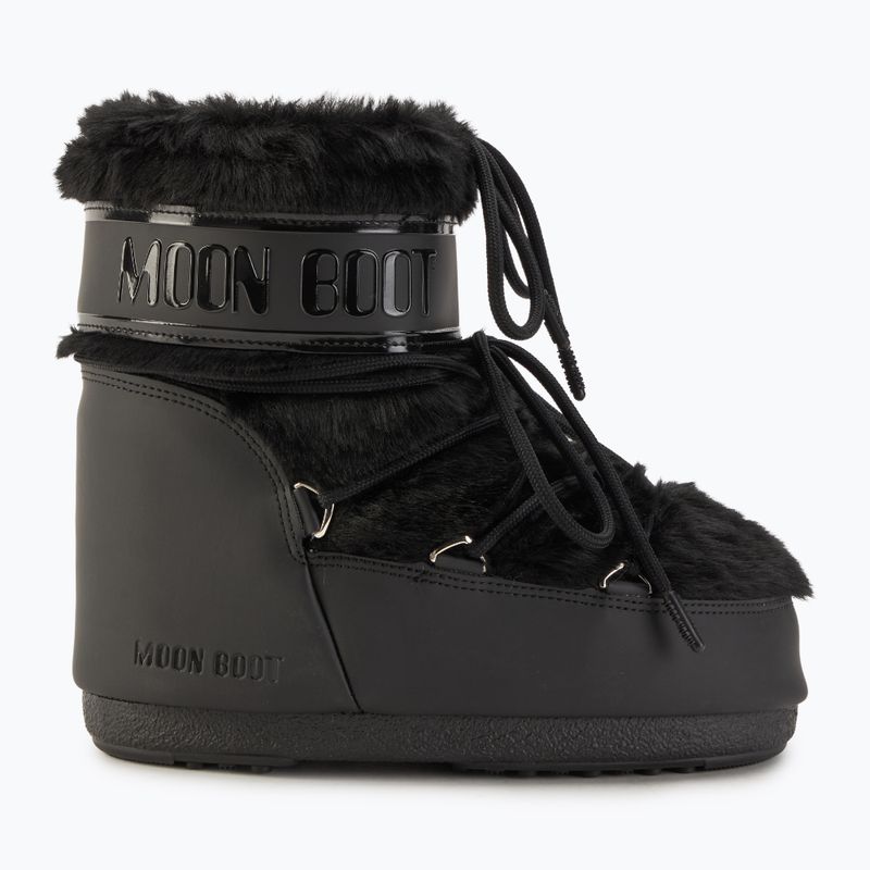 Dámské sněhule Moon Boot Icon Low Faux Fur black 2