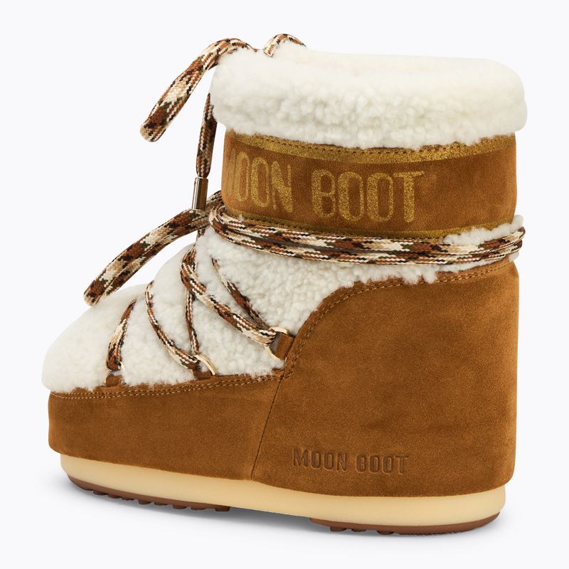 Dámské sněhule Moon Boot Icon Low Shearling whisky/off white 3