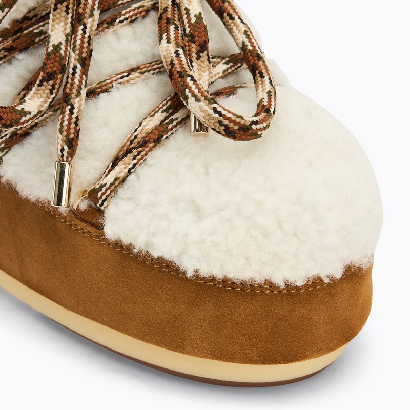 Dámské sněhule Moon Boot Icon Low Shearling whisky/off white 6