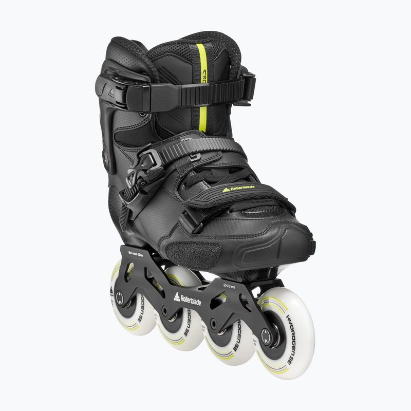 Pánské kolečkové brusle Rollerblade Crossfire LX black/lime 5