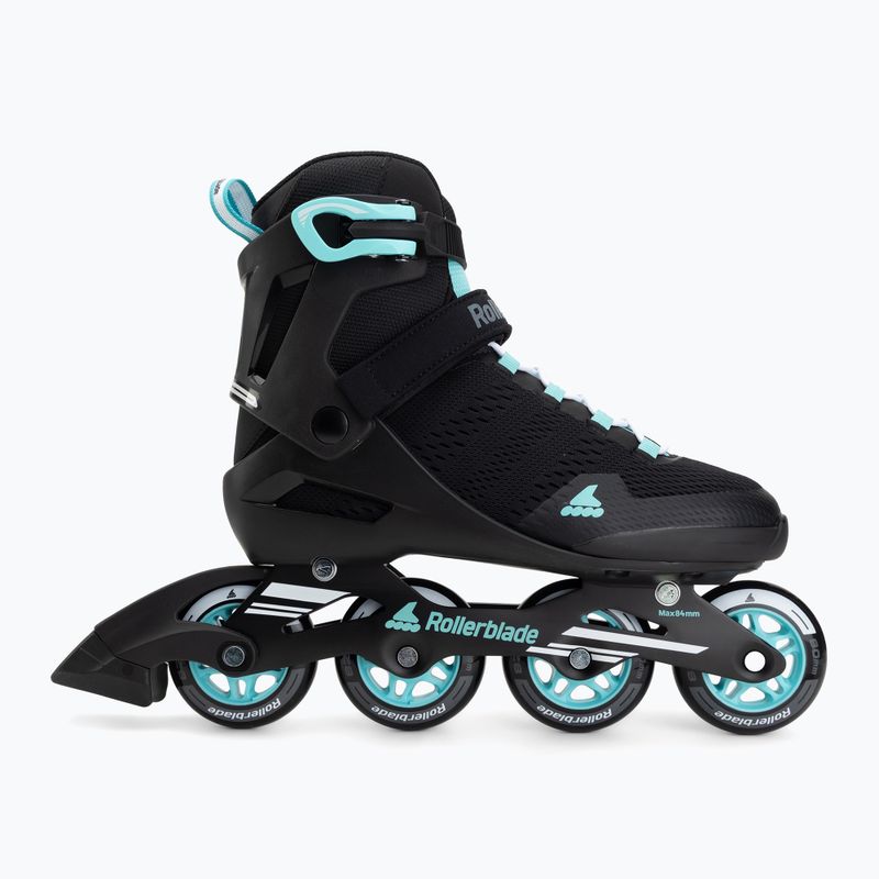 Dámské kolečkové brusle Rollerblade Sirio 80 W black/teal blue 2
