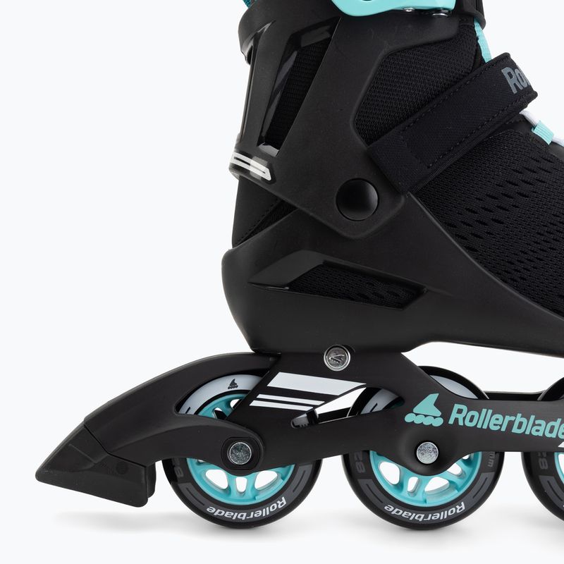 Dámské kolečkové brusle Rollerblade Sirio 80 W black/teal blue 6