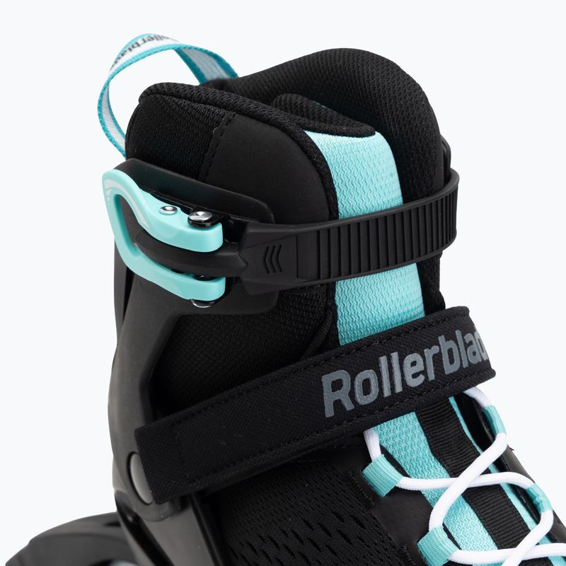 Dámské kolečkové brusle Rollerblade Sirio 80 W black/teal blue 8