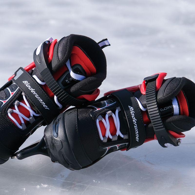 Dětské brusle Bladerunner Micro Xt Ice black/red 8