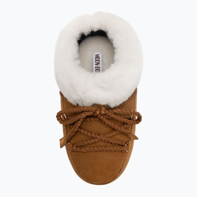 Dámské sněhule Moon Boot Evx Mule Suede cognac/natural 5