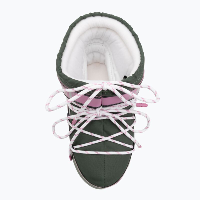 Dámské sněhule Moon Boot Icon Low Space Racing forest green/silver/pink 5