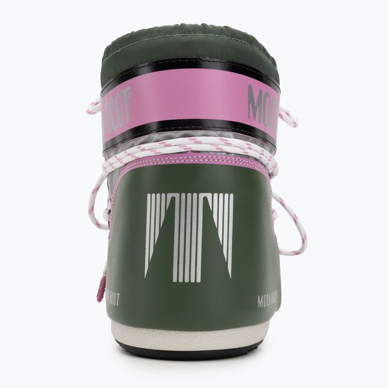 Dámské sněhule Moon Boot Icon Low Space Racing forest green/silver/pink 6