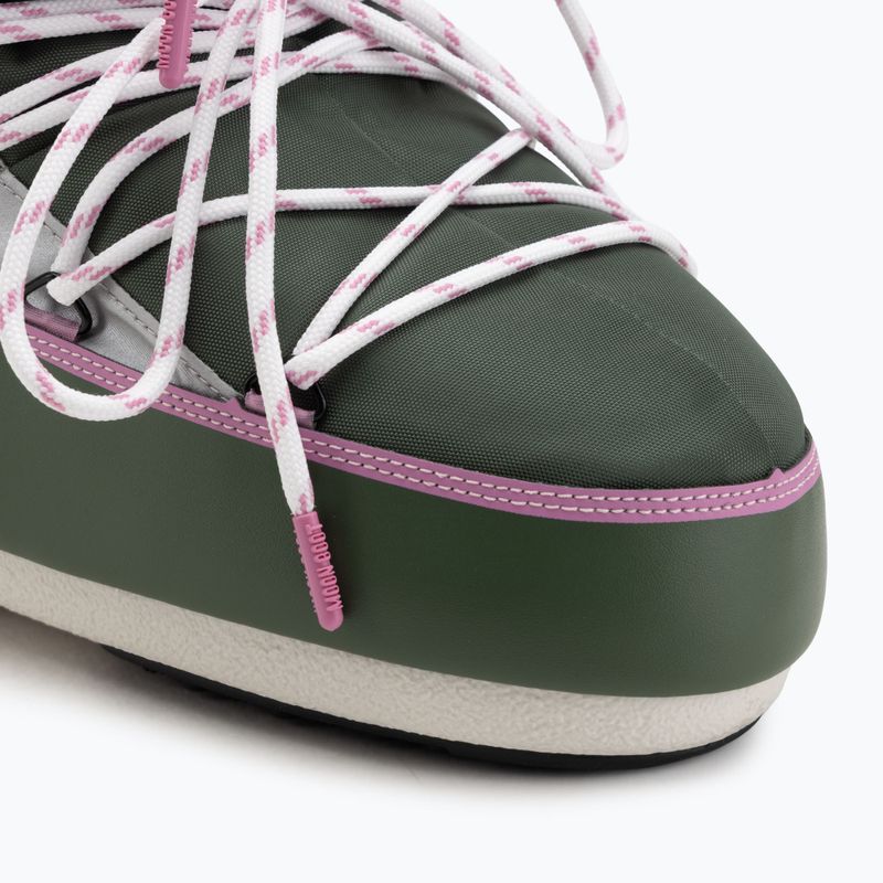 Dámské sněhule Moon Boot Icon Low Space Racing forest green/silver/pink 7