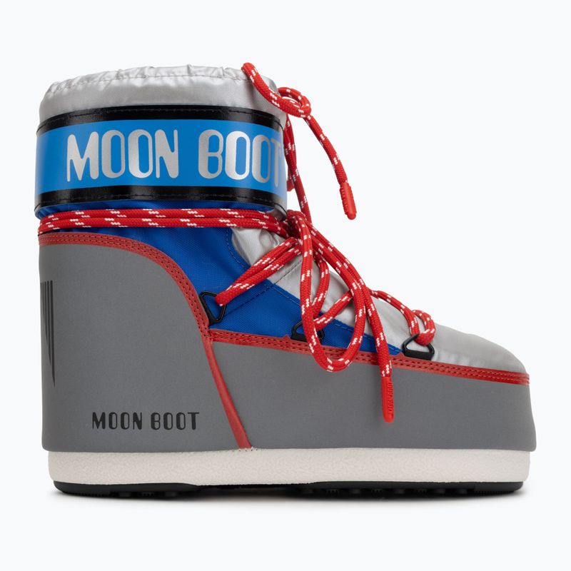 Dámské sněhule Moon Boot Icon Low Space Racing silver/blue/red 2