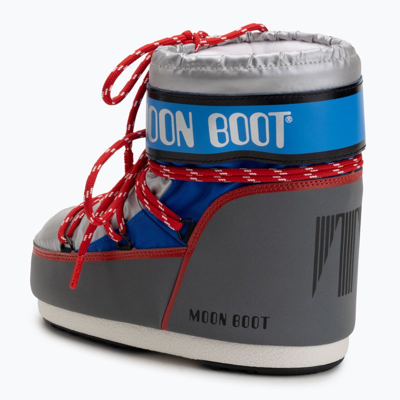 Dámské sněhule Moon Boot Icon Low Space Racing silver/blue/red 3