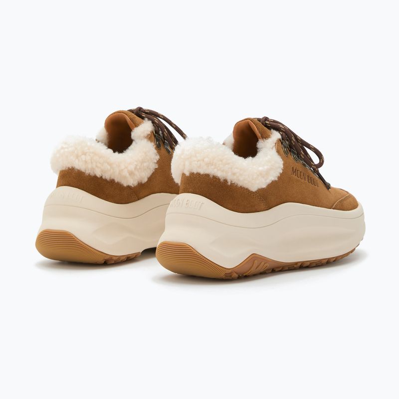 Dámské sněhule Moon Boot Moon247 City Shearling cognac 9